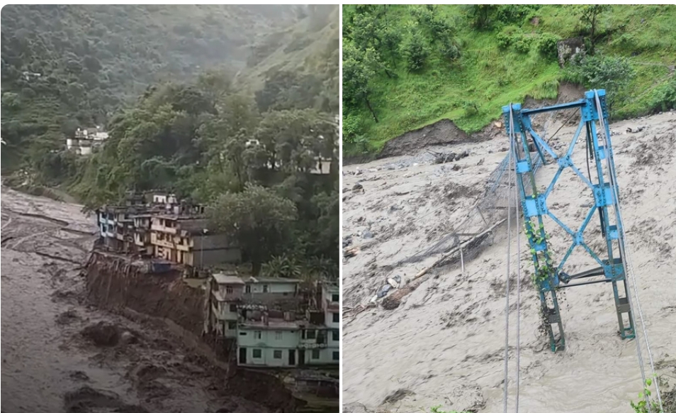 दार्चुलाको लास्कु खोलामा बाढी : १३ घर बगायो, ४ जना बेपत्ता