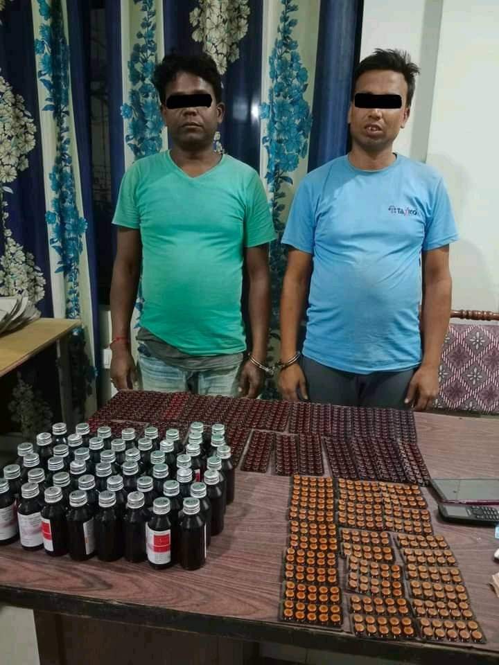 लागु औषध सहित २ जना मानिस पक्राउ ।।।।