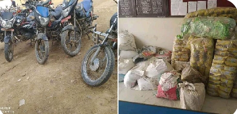 अवैध भन्सार चोरी निकासीका सामान बरामद ।।।