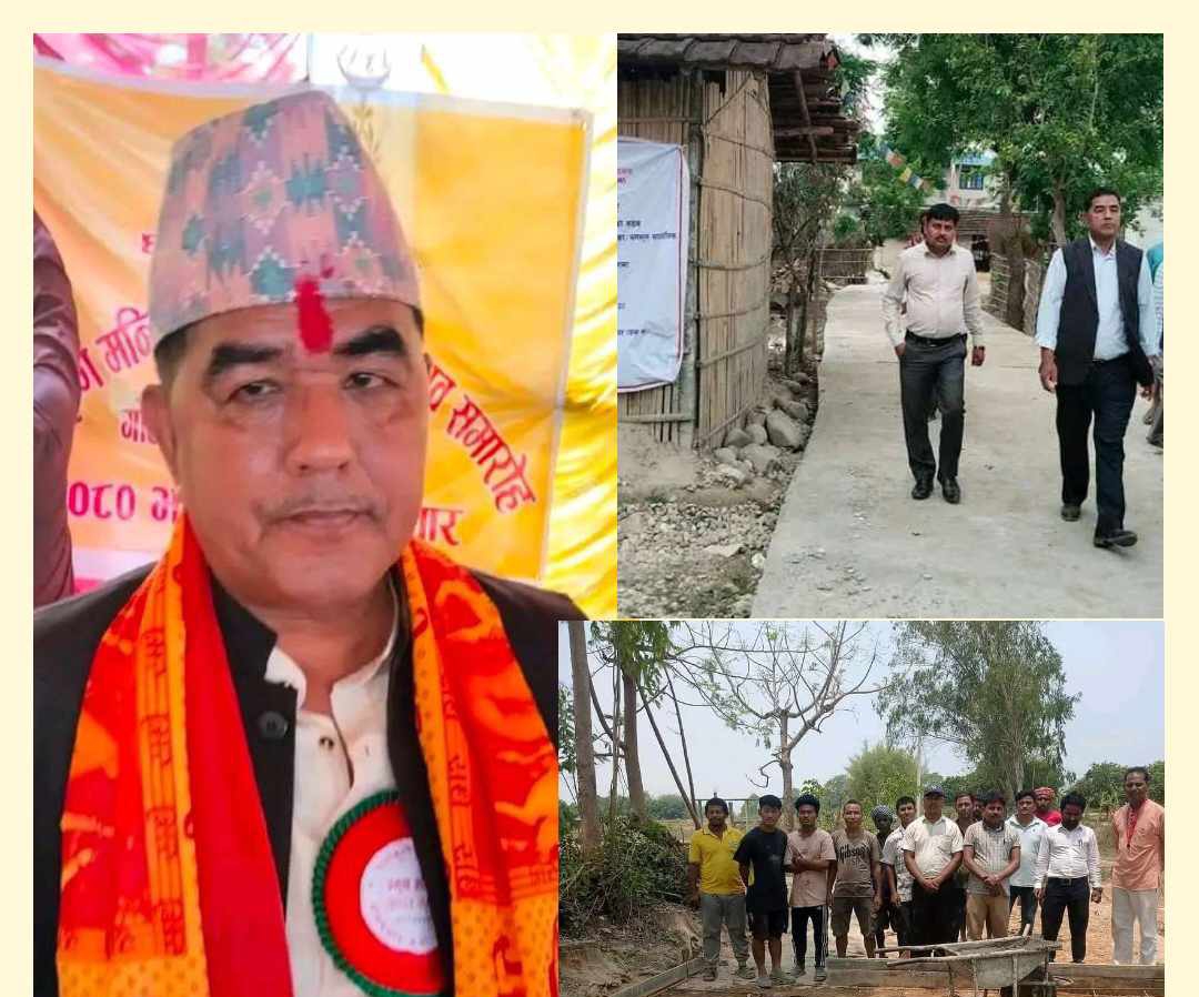 ग्रामीण विकासको अनुगमनमा मेयर श्रेष्ठ ।।।