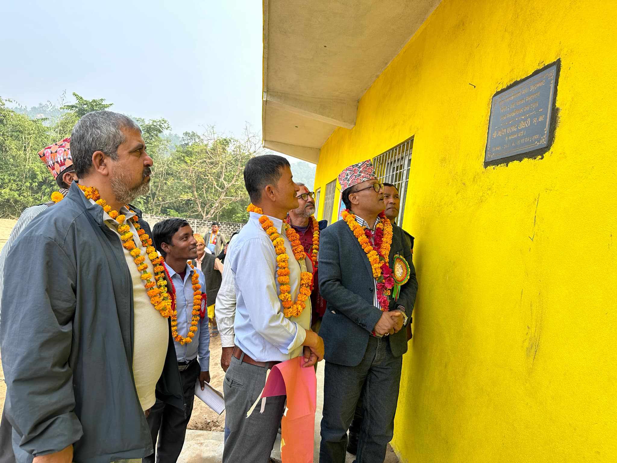 भसुवा माविमा नवनिर्मित भवन मेयर चौधरीद्वारा उद्घाटन ।।।