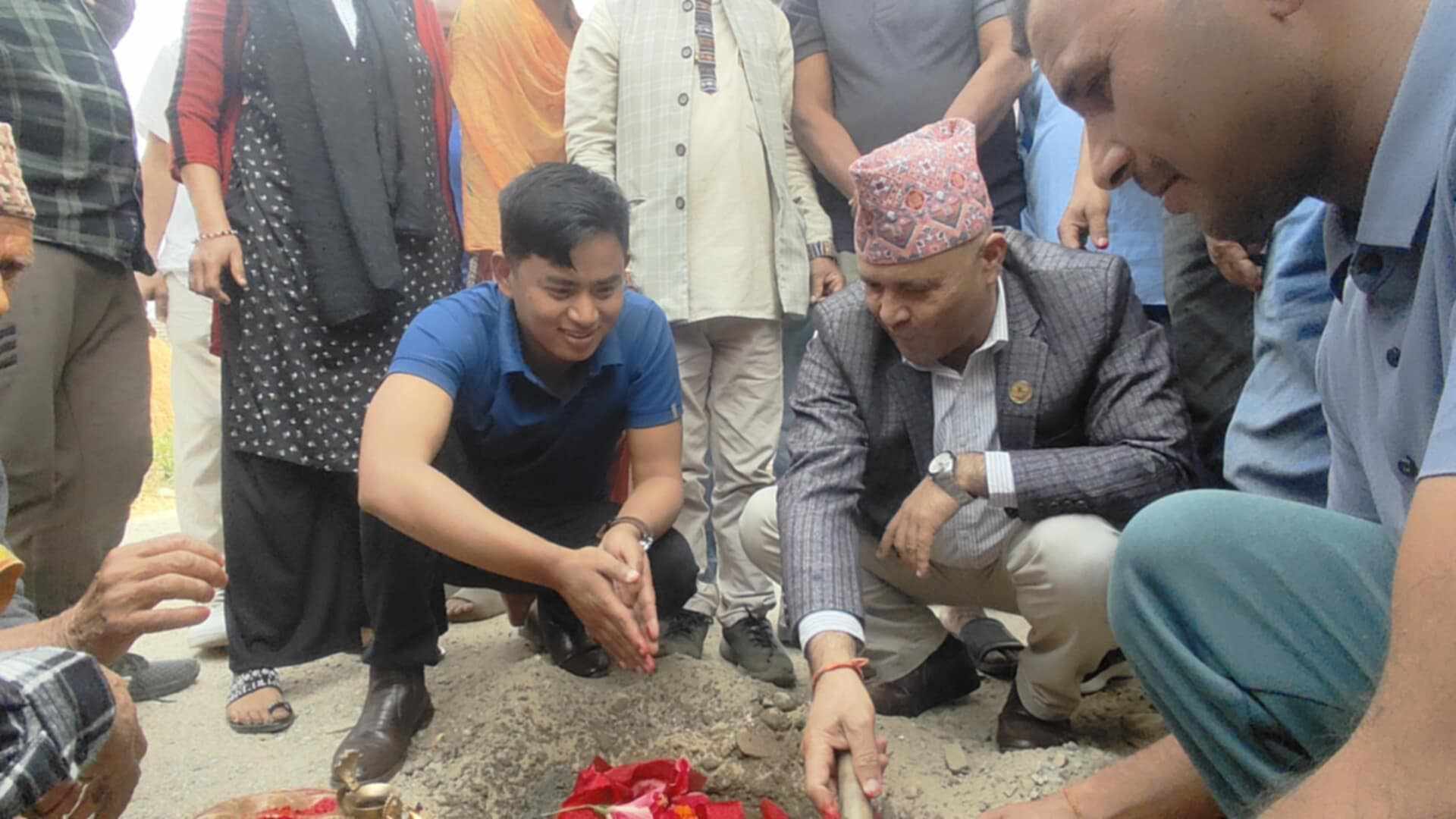सरे भोर्ले सडकको सिल्यानास कार्यक्रम सम्पन्न ।।।