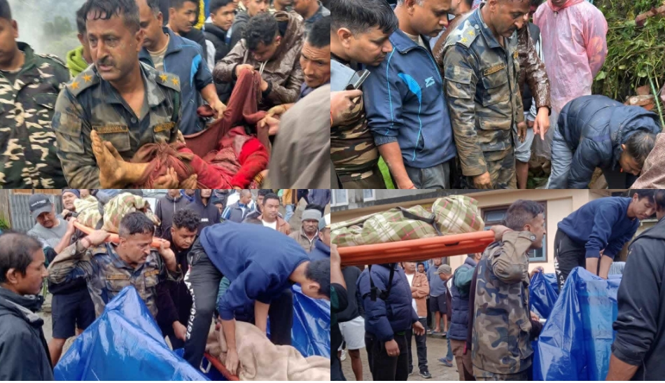 पहिरोबीच आशाको किरण  सशस्त्र प्रहरीको उद्धार टोलीको समर्पण
